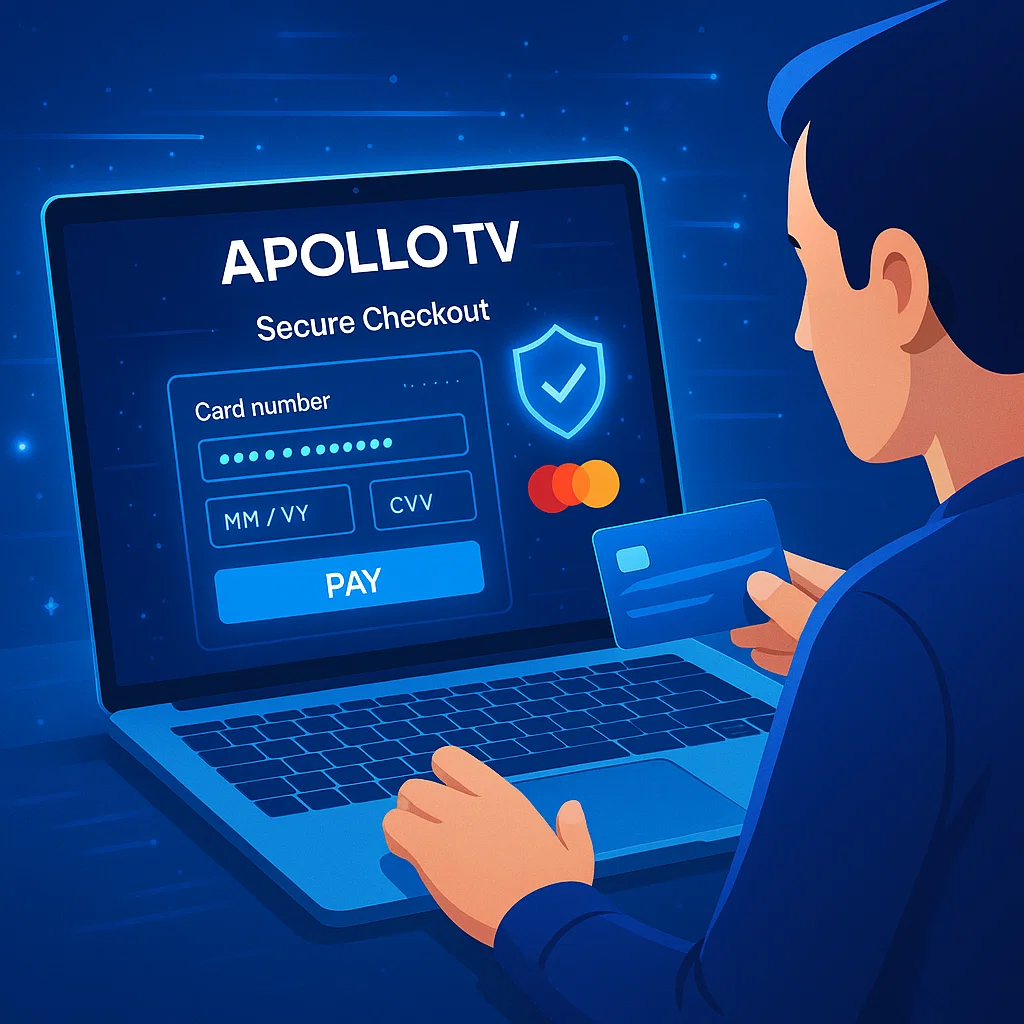 Apollo Group TV credit card payment 2025